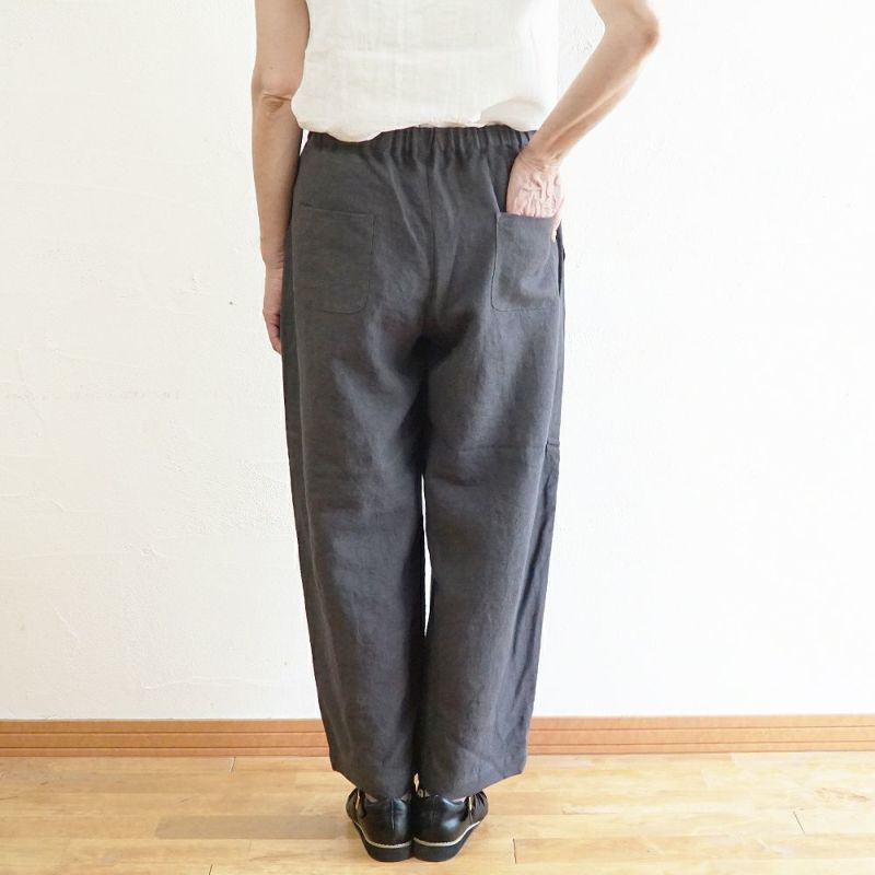 Branch m‘.,ブランチエム,ナチュラル,30代,40代,50代,60代,リネン,ゆったり,麻,パンツ,コクーンパンツ,バルーンパンツ,