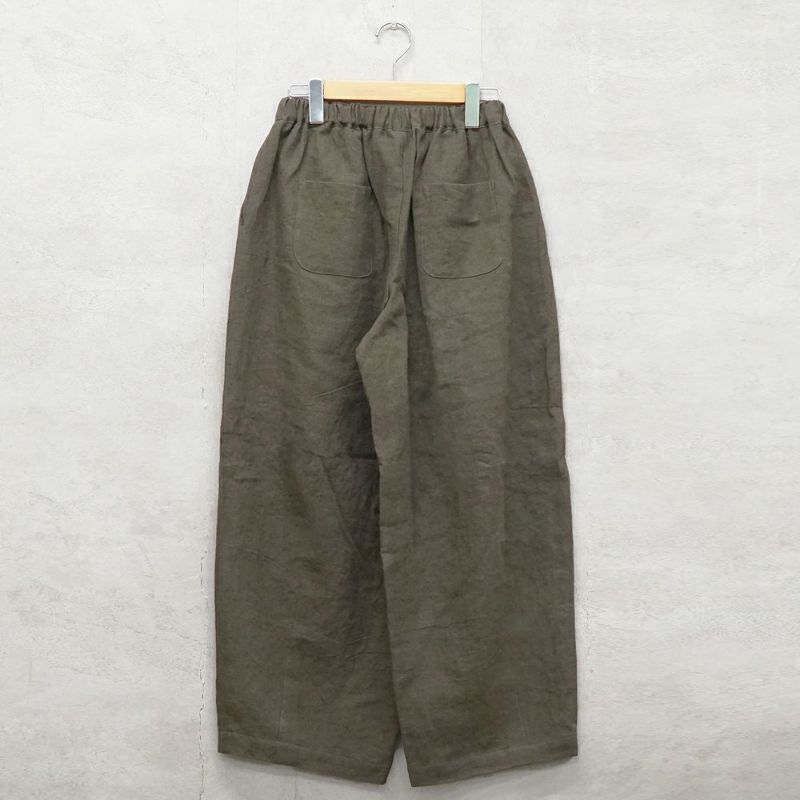 Branch m‘.,ブランチエム,ナチュラル,30代,40代,50代,60代,リネン,ゆったり,麻,パンツ,コクーンパンツ,バルーンパンツ,