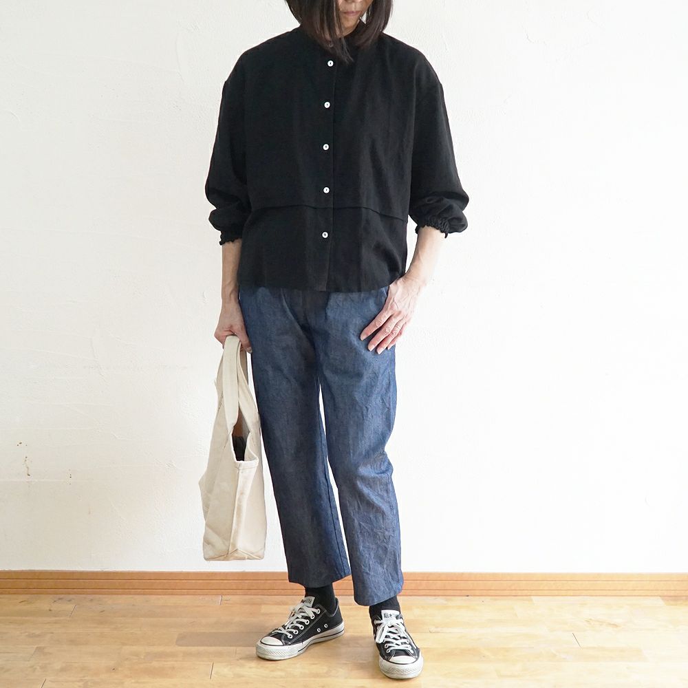 Branch m‘.,ブランチエム,ナチュラル,30代,40代,50代,60代,コットン,綿,ゆったり,パンツ,デニム,デニムパンツ,ストレートパンツ,デニムストレートパンツ