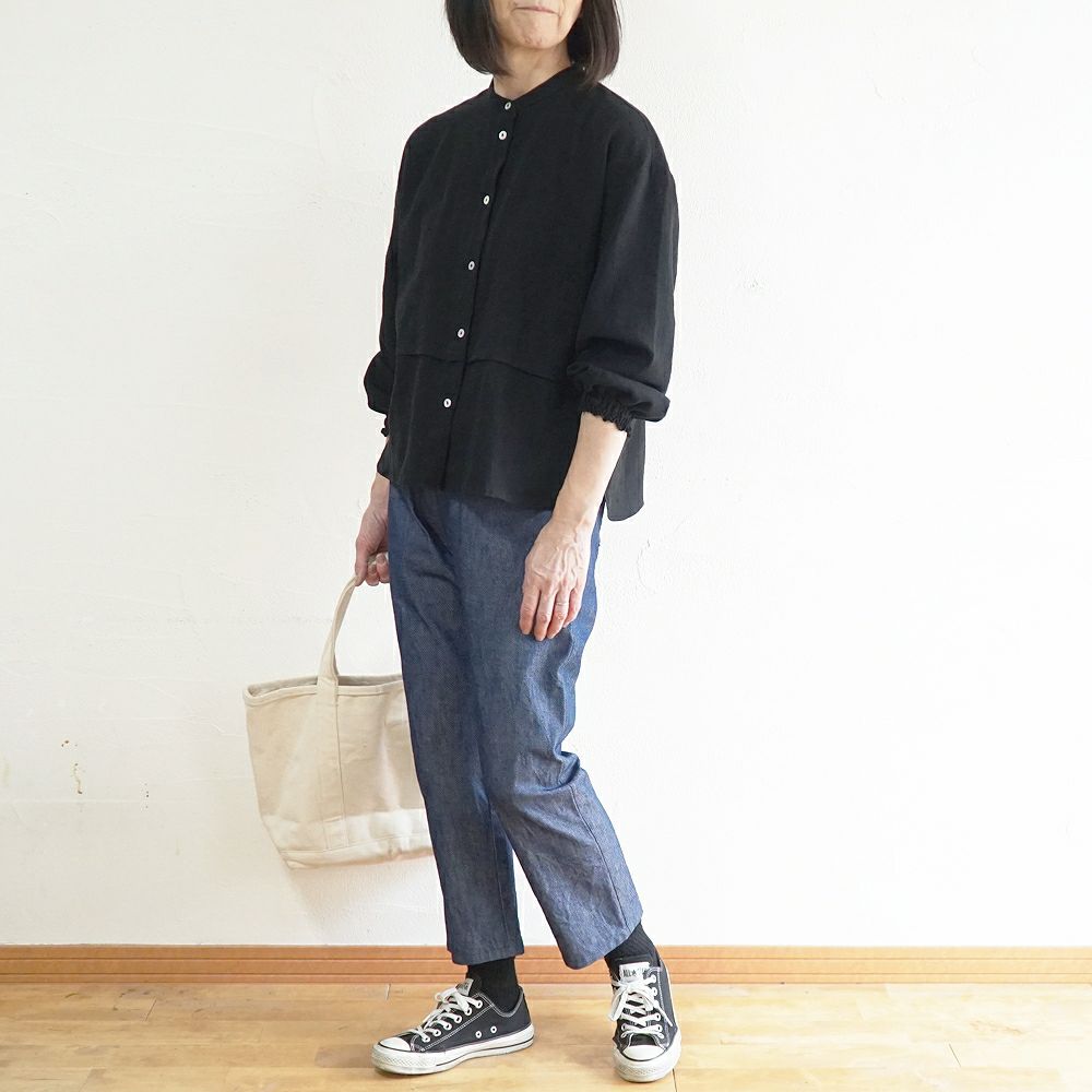 Branch m‘.,ブランチエム,ナチュラル,30代,40代,50代,60代,コットン,綿,ゆったり,パンツ,デニム,デニムパンツ,ストレートパンツ,デニムストレートパンツ