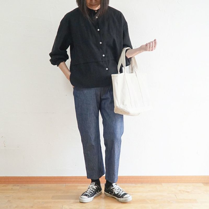 Branch m‘.,ブランチエム,ナチュラル,30代,40代,50代,60代,コットン,綿,ゆったり,パンツ,デニム,デニムパンツ,ストレートパンツ,デニムストレートパンツ