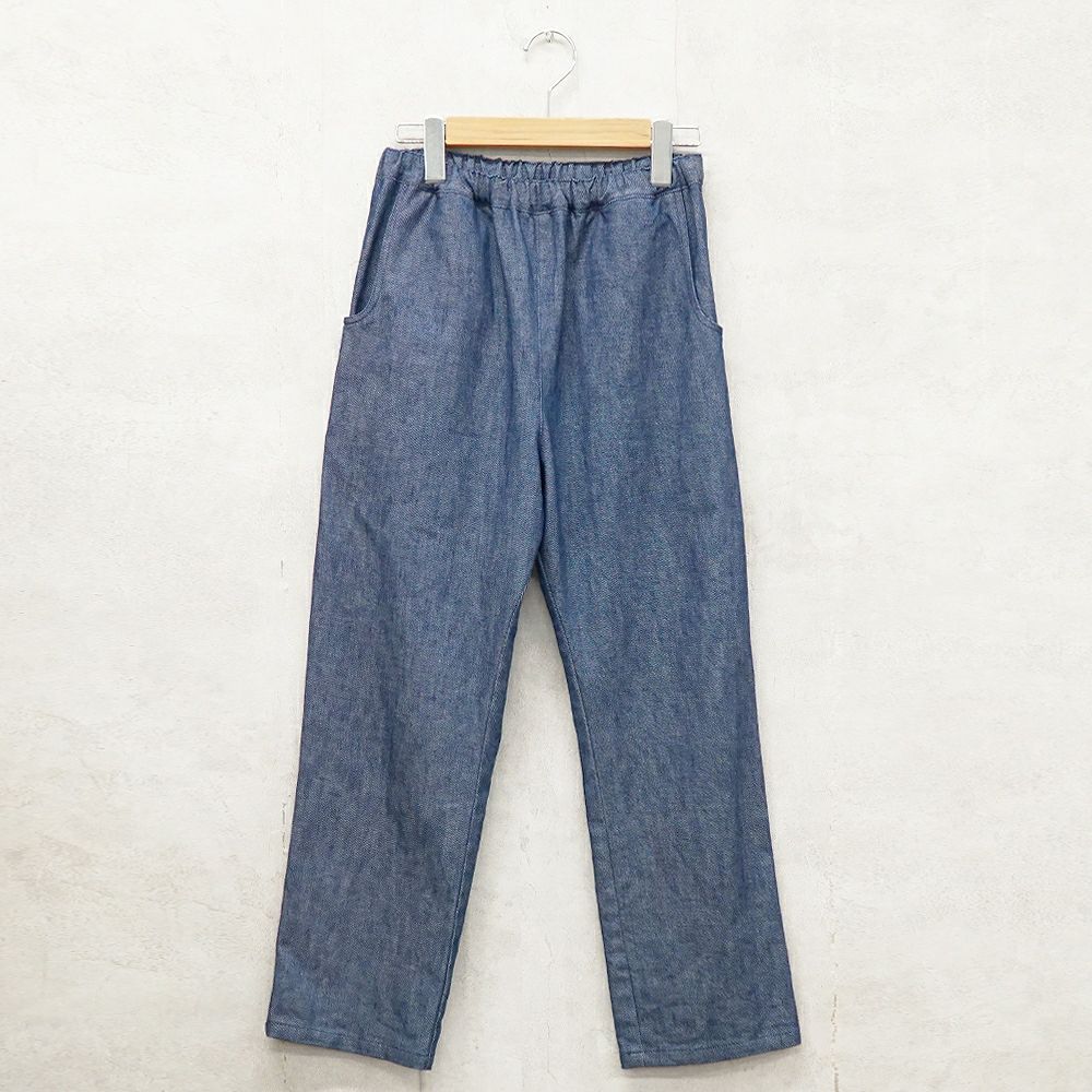 Branch m‘.,ブランチエム,ナチュラル,30代,40代,50代,60代,コットン,綿,ゆったり,パンツ,デニム,デニムパンツ,ストレートパンツ,デニムストレートパンツ