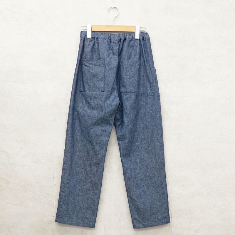 Branch m‘.,ブランチエム,ナチュラル,30代,40代,50代,60代,コットン,綿,ゆったり,パンツ,デニム,デニムパンツ,ストレートパンツ,デニムストレートパンツ