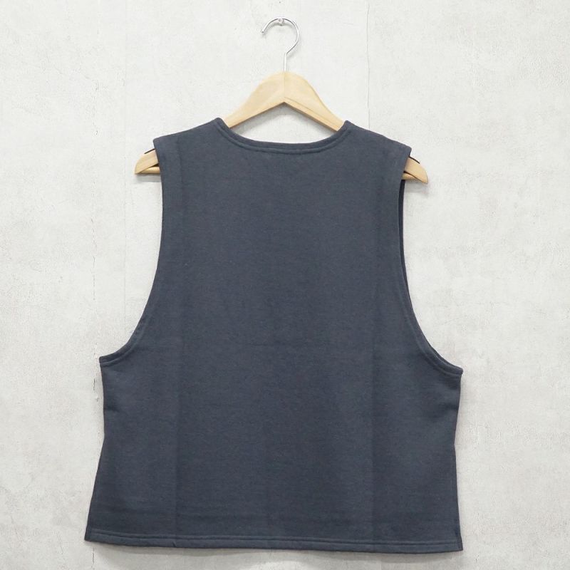 Branch m‘.,ブランチエム,ナチュラル,30代,40代,50代,60代,コットン,ゆったり,綿,裏毛,裏毛ベスト,ベスト,レイヤード,重ね着,体温調節,