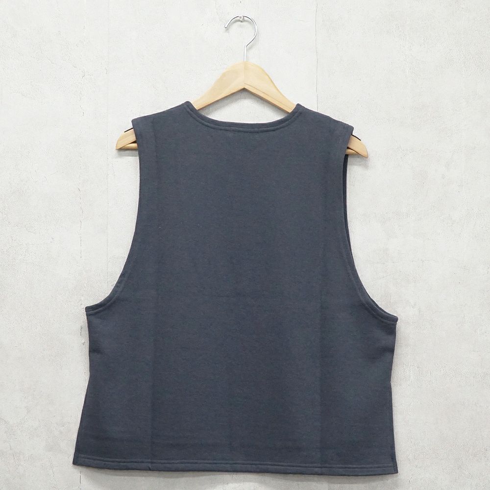 Branch m‘.,ブランチエム,ナチュラル,30代,40代,50代,60代,コットン,ゆったり,綿,裏毛,裏毛ベスト,ベスト,レイヤード,重ね着,体温調節,