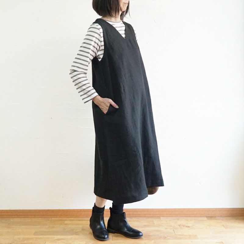 Branch m‘.,ブランチエム,ナチュラル,30代,40代,50代,60代,コットン,綿,ゆったり,Tシャツ,カットソー,ボーダー,ボーダーTシャツ,長袖