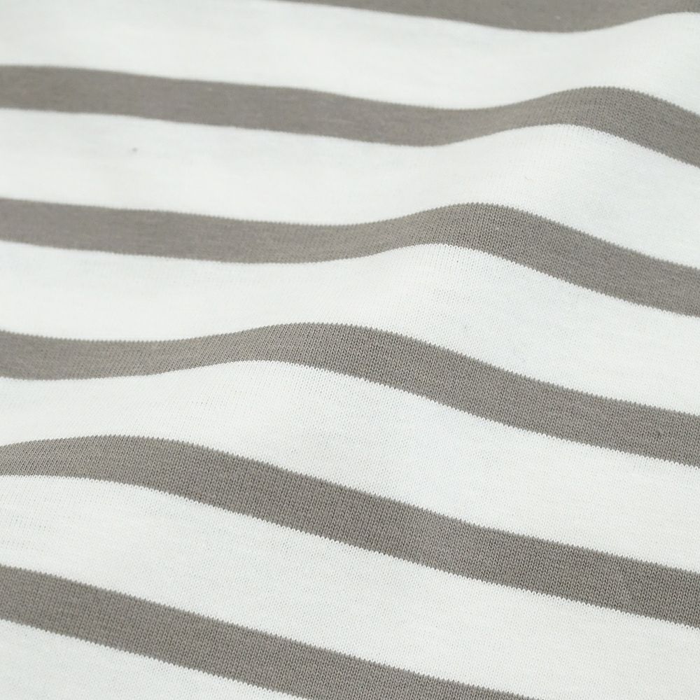 Branch m‘.,ブランチエム,ナチュラル,30代,40代,50代,60代,コットン,綿,ゆったり,Tシャツ,カットソー,ボーダー,ボーダーTシャツ,長袖