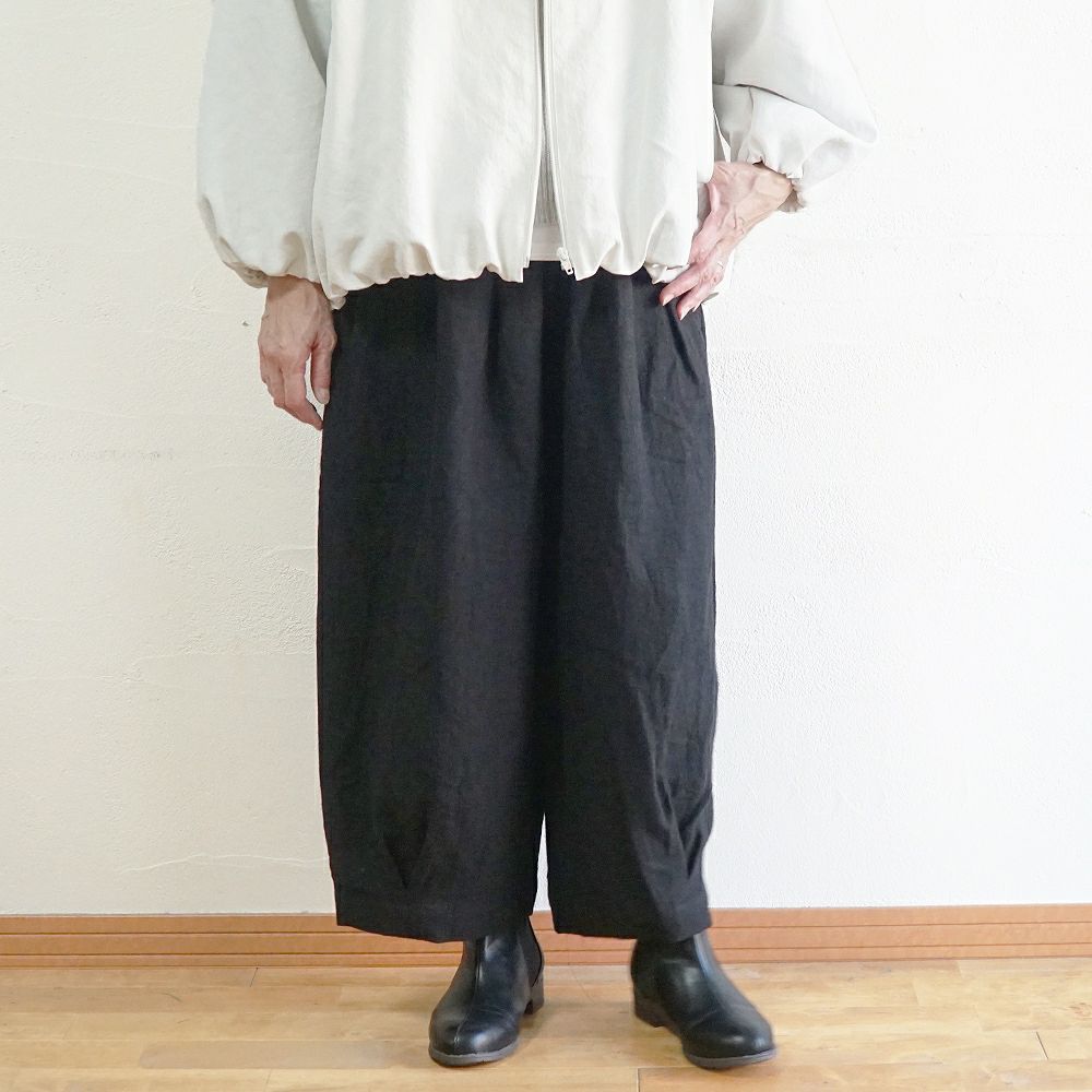 Branch m‘.,ブランチエム,ナチュラル,30代,40代,50代,60代,リネン,ゆったり,パンツ,リネンパンツ,バルーンパンツ,ワイドパンツ,フィグパンツ, 