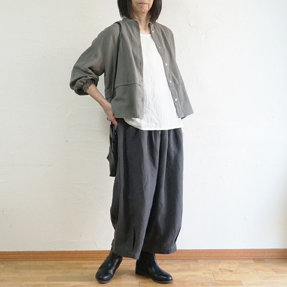 Branch m‘.,ブランチエム,ナチュラル,30代,40代,50代,60代,リネン,ゆったり,パンツ,リネンパンツ,バルーンパンツ,ワイドパンツ,フィグパンツ, 