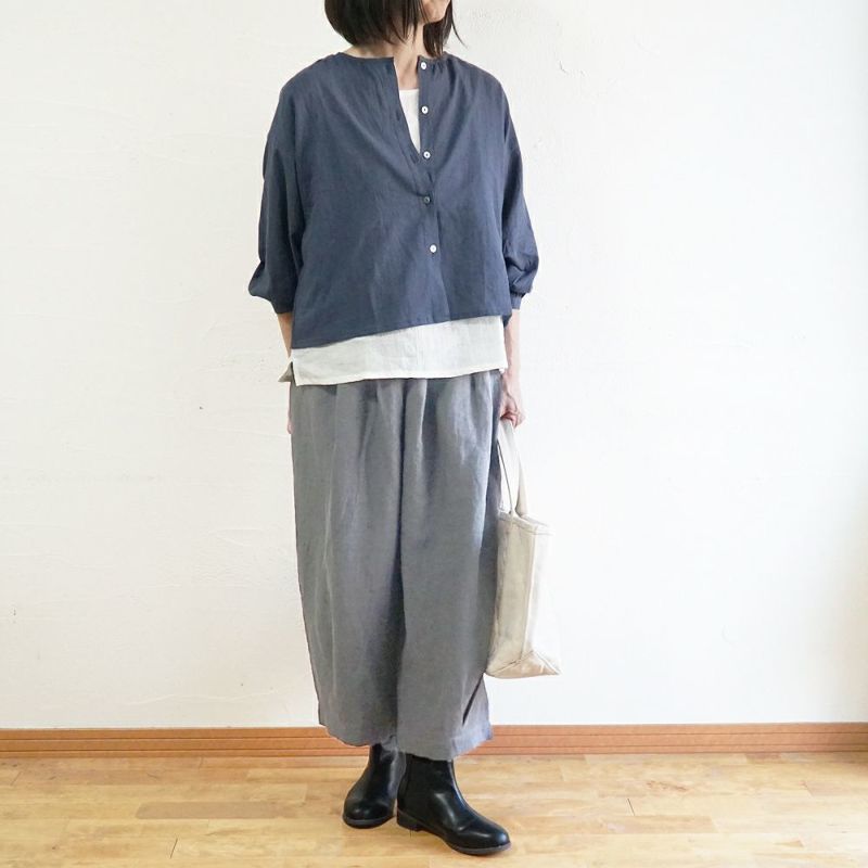 Branch m‘.,ブランチエム,ナチュラル,30代,40代,50代,60代,リネン,ゆったり,パンツ,リネンパンツ,バルーンパンツ,ワイドパンツ,フィグパンツ, 