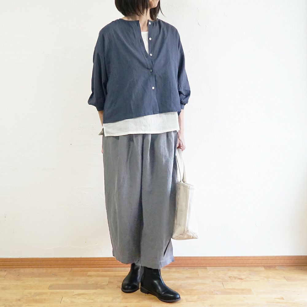 Branch m‘.,ブランチエム,ナチュラル,30代,40代,50代,60代,リネン,ゆったり,パンツ,リネンパンツ,バルーンパンツ,ワイドパンツ,フィグパンツ, 