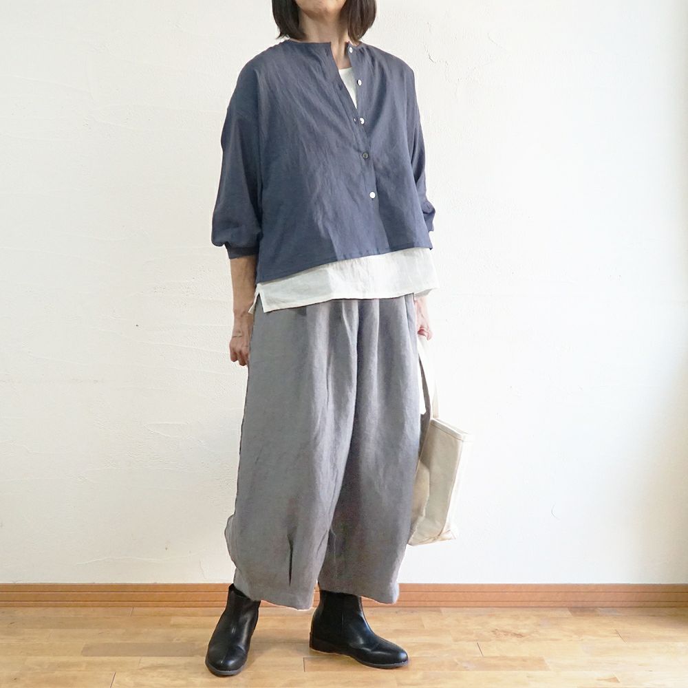 Branch m‘.,ブランチエム,ナチュラル,30代,40代,50代,60代,リネン,ゆったり,パンツ,リネンパンツ,バルーンパンツ,ワイドパンツ,フィグパンツ, 