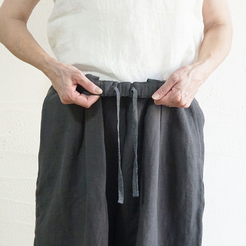 Branch m‘.,ブランチエム,ナチュラル,30代,40代,50代,60代,リネン,ゆったり,パンツ,リネンパンツ,バルーンパンツ,ワイドパンツ,フィグパンツ, 