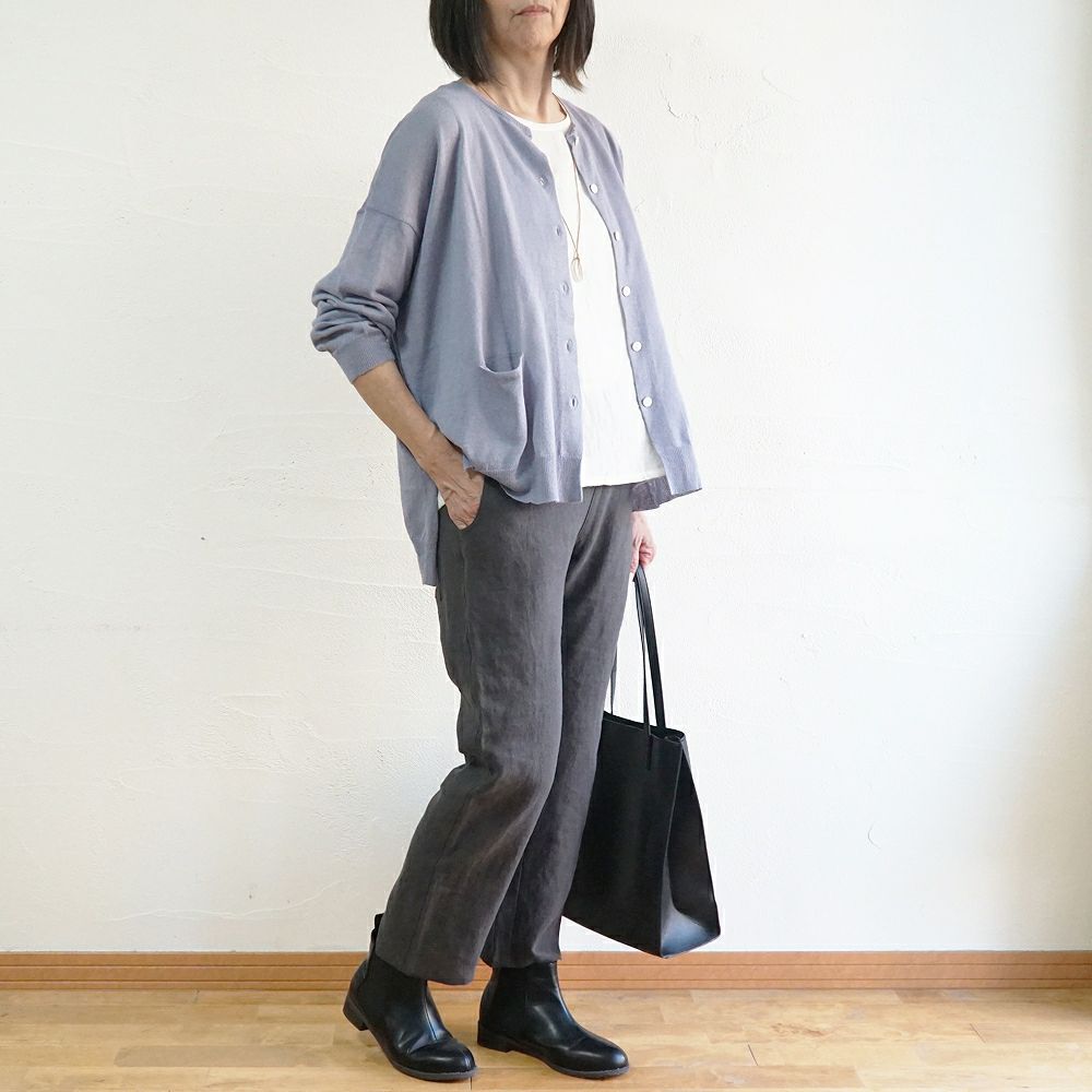 Branch m‘.,ブランチエム,ナチュラル,30代,40代,50代,60代,リネン,ゆったり,パンツ,リネンパンツ,ストレートパンツ,スリムパンツ 