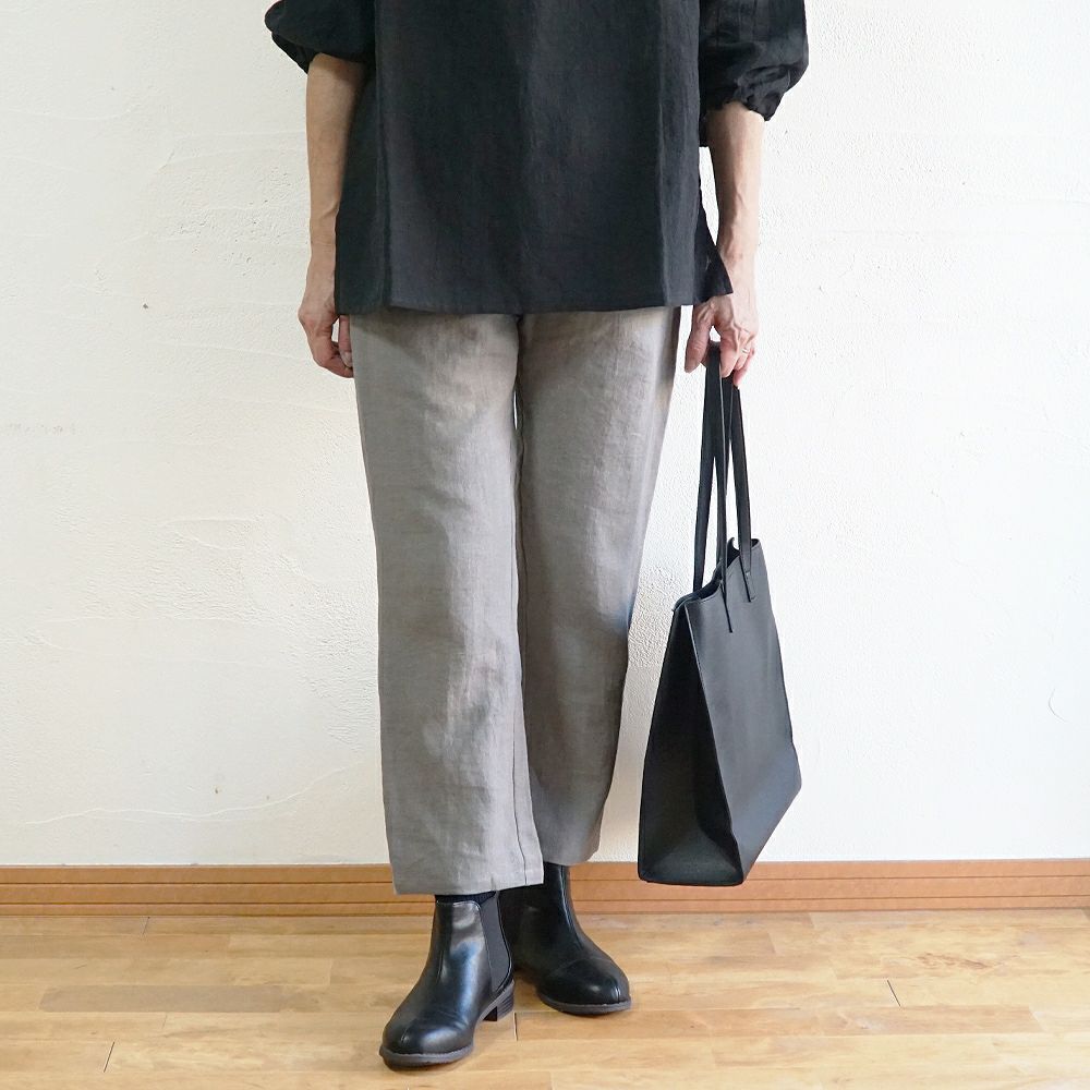 Branch m‘.,ブランチエム,ナチュラル,30代,40代,50代,60代,リネン,ゆったり,パンツ,リネンパンツ,ストレートパンツ,スリムパンツ 