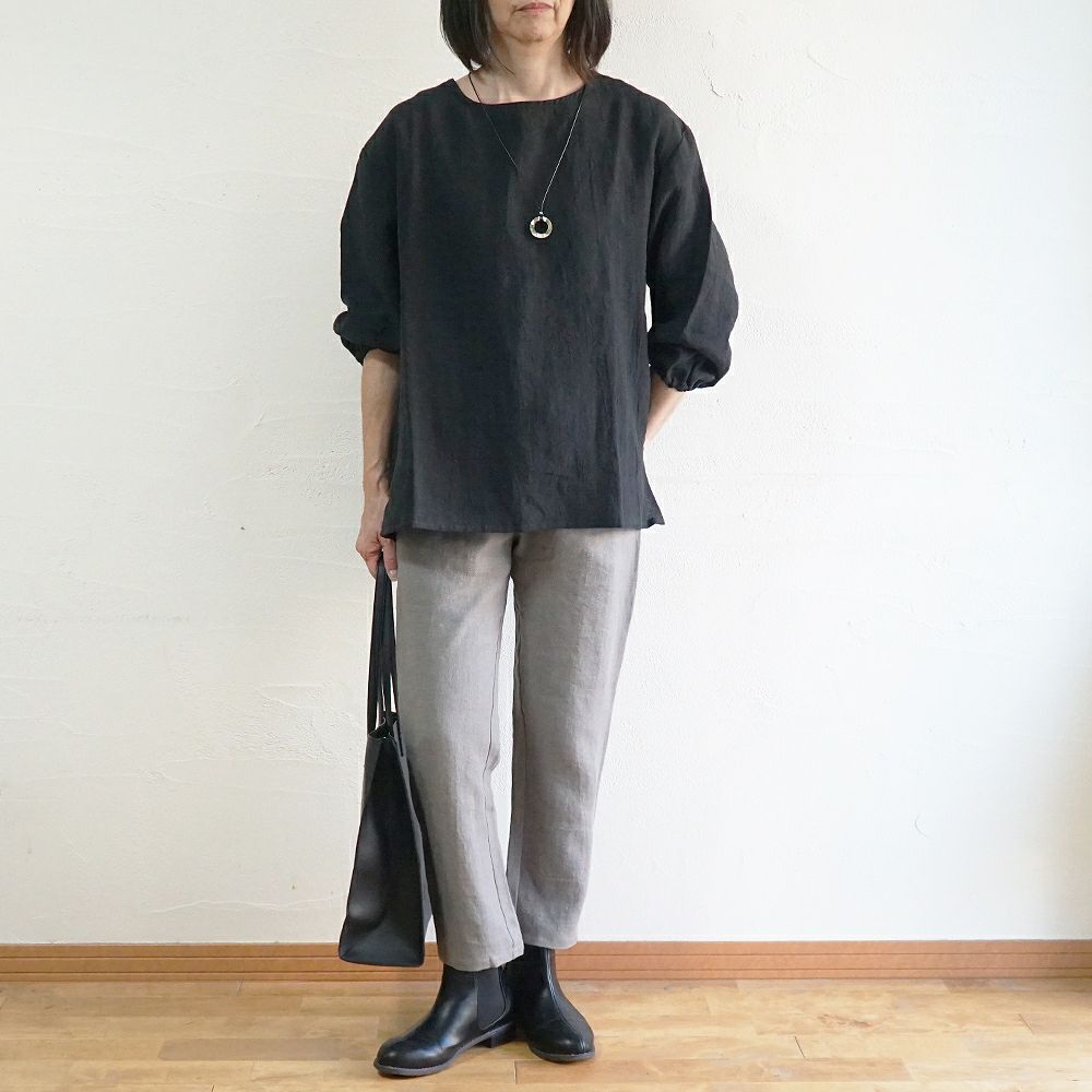 Branch m‘.,ブランチエム,ナチュラル,30代,40代,50代,60代,リネン,ゆったり,パンツ,リネンパンツ,ストレートパンツ,スリムパンツ 