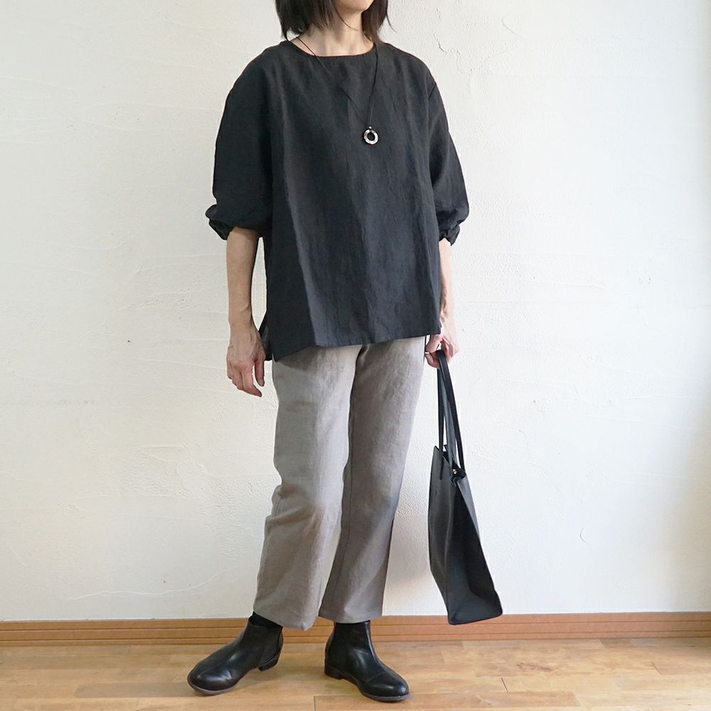 Branch m‘.,ブランチエム,ナチュラル,30代,40代,50代,60代,リネン,ゆったり,パンツ,リネンパンツ,ストレートパンツ,スリムパンツ 