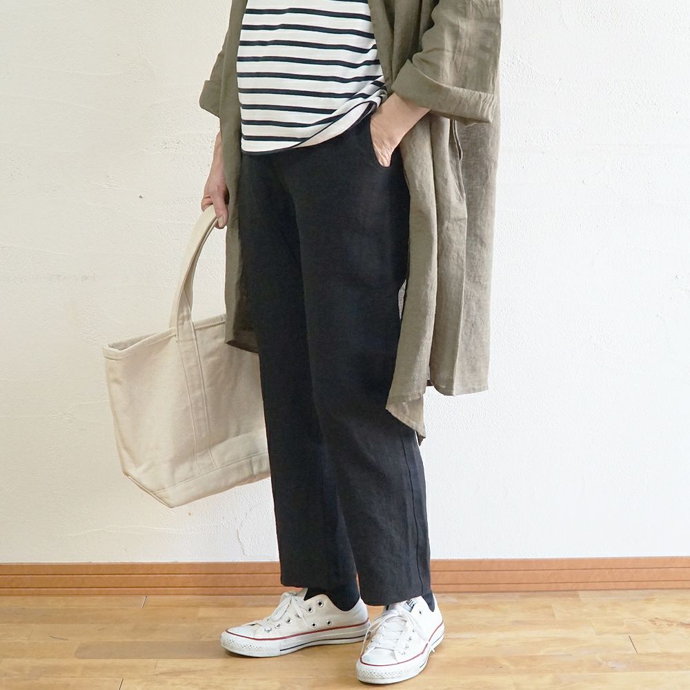 Branch m‘.,ブランチエム,ナチュラル,30代,40代,50代,60代,リネン,ゆったり,パンツ,リネンパンツ,ストレートパンツ,スリムパンツ 
