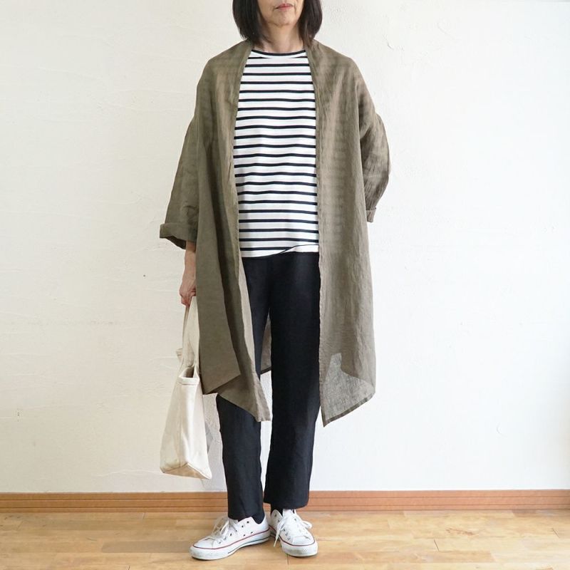 Branch m‘.,ブランチエム,ナチュラル,30代,40代,50代,60代,リネン,ゆったり,パンツ,リネンパンツ,ストレートパンツ,スリムパンツ 