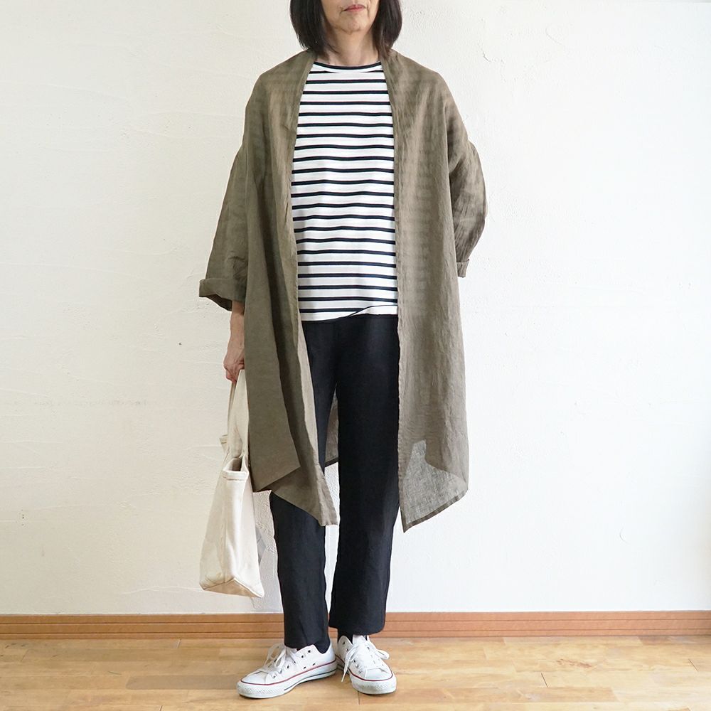 Branch m‘.,ブランチエム,ナチュラル,30代,40代,50代,60代,リネン,ゆったり,パンツ,リネンパンツ,ストレートパンツ,スリムパンツ 