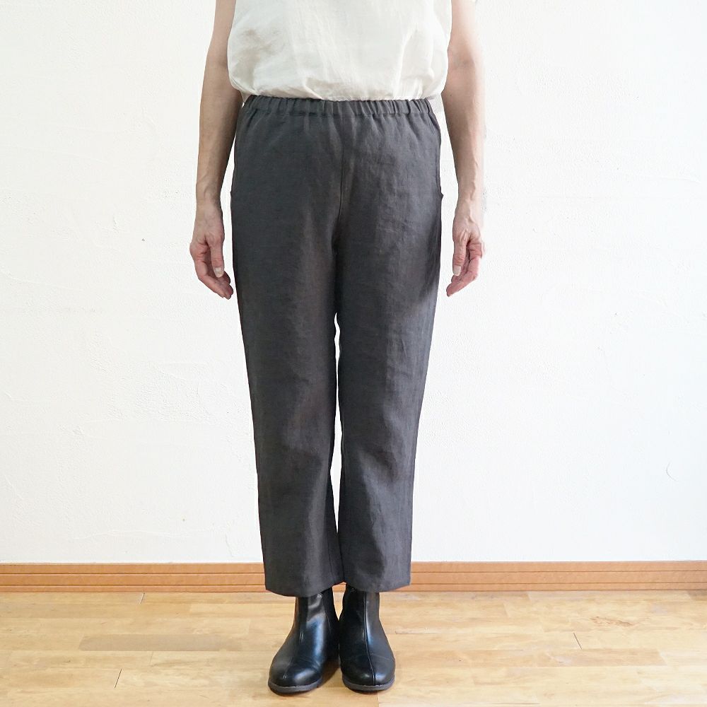 Branch m‘.,ブランチエム,ナチュラル,30代,40代,50代,60代,リネン,ゆったり,パンツ,リネンパンツ,ストレートパンツ,スリムパンツ 