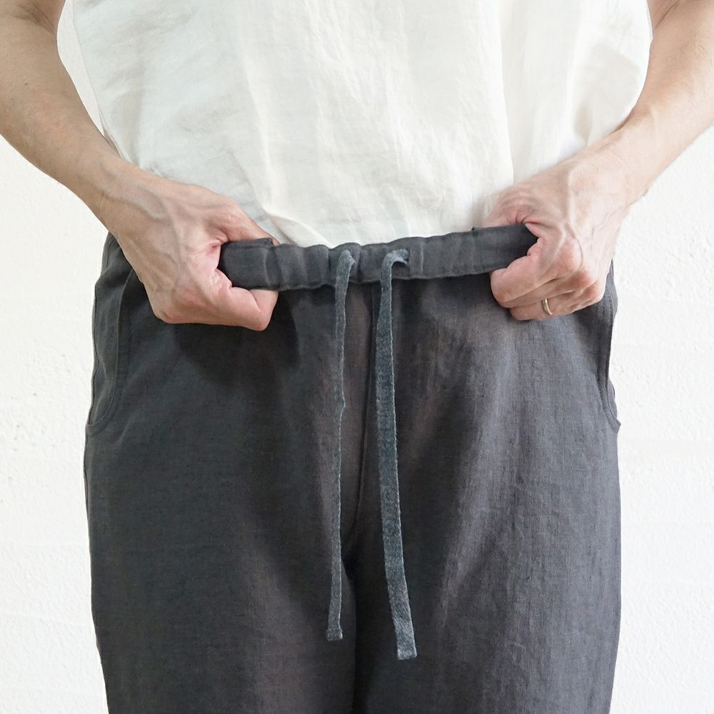 Branch m‘.,ブランチエム,ナチュラル,30代,40代,50代,60代,リネン,ゆったり,パンツ,リネンパンツ,ストレートパンツ,スリムパンツ 