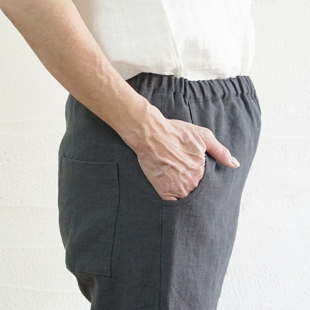 Branch m‘.,ブランチエム,ナチュラル,30代,40代,50代,60代,リネン,ゆったり,パンツ,リネンパンツ,ストレートパンツ,スリムパンツ 