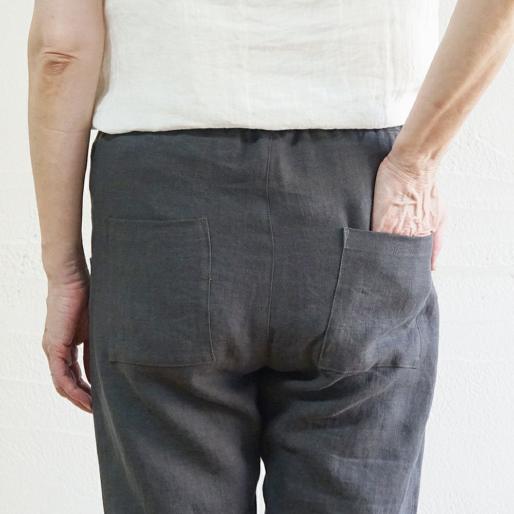 Branch m‘.,ブランチエム,ナチュラル,30代,40代,50代,60代,リネン,ゆったり,パンツ,リネンパンツ,ストレートパンツ,スリムパンツ 