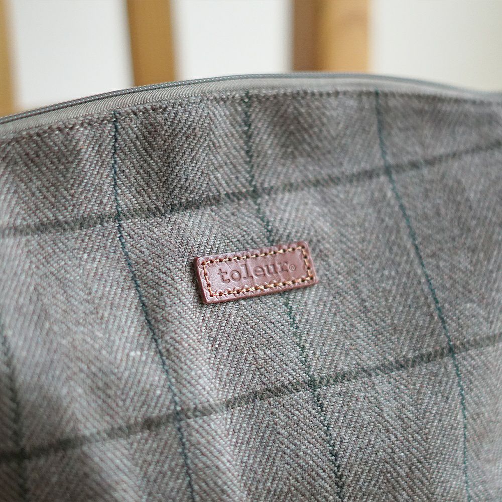 Branch m‘.,ブランチエム,ナチュラル,30代,40代,50代,60代,ゆったり,バッグ,toleur,トーラ,ショルダーバッグ,ショルダー,ウールバッグ,チェック,チェック柄,チェックバッグ