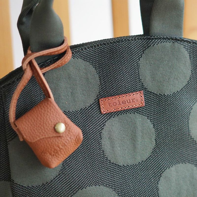 Branch m‘.,ブランチエム,ナチュラル,30代,40代,50代,60代,ゆったり,バッグ,toleur,トーラ,トートバッグ,トート,ウールバッグ,水玉,ドット柄,水玉バッグ,水玉トートバッグ