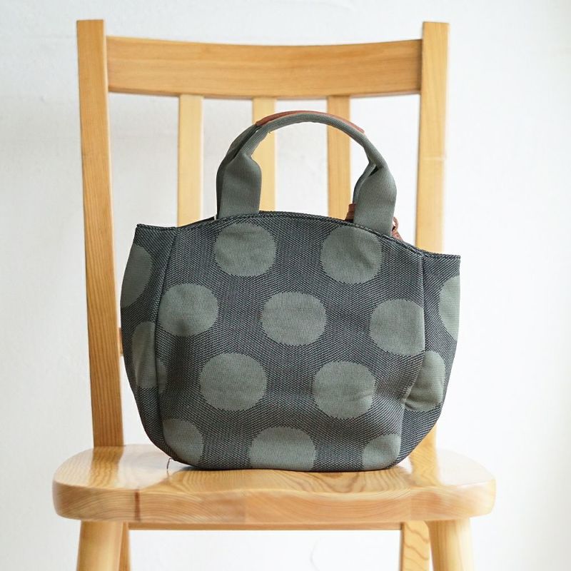 Branch m‘.,ブランチエム,ナチュラル,30代,40代,50代,60代,ゆったり,バッグ,toleur,トーラ,トートバッグ,トート,ウールバッグ,水玉,ドット柄,水玉バッグ,水玉トートバッグ
