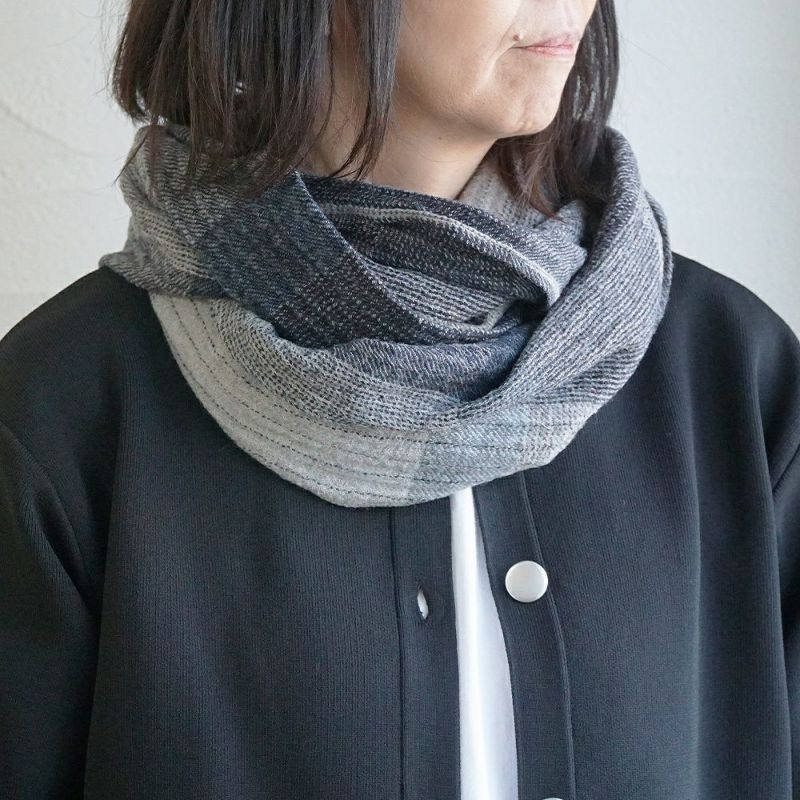 Branch m‘.,ブランチエム,ナチュラル,30代,40代,50代,60代,ウール,ゆったり,ストール,スヌード,サークルストール,ウールストール,ウールスヌード,チェック,チェックマフラー,チェックスヌード