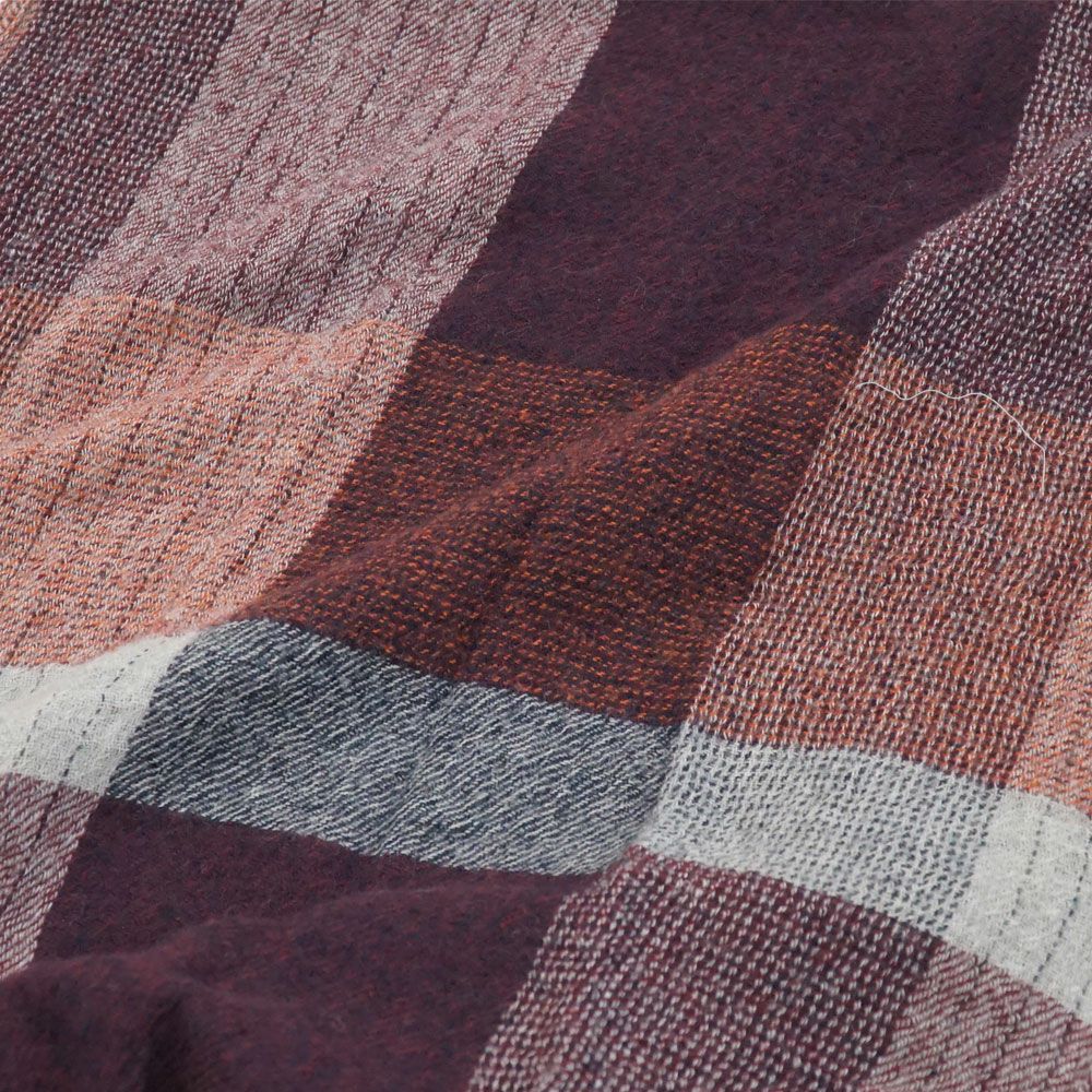 Branch m‘.,ブランチエム,ナチュラル,30代,40代,50代,60代,ウール,ゆったり,ストール,スヌード,サークルストール,ウールストール,ウールスヌード,チェック,チェックマフラー,チェックスヌード