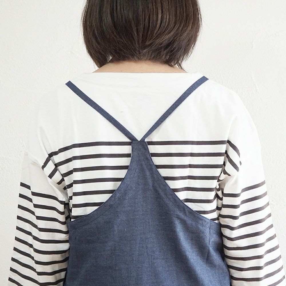 Branch m‘.,ブランチエム,ナチュラル,30代,40代,50代,60代,リネン,ゆったり,エプロン,リネンエプロン,ワンピースエプロン,エプロンワンピース,