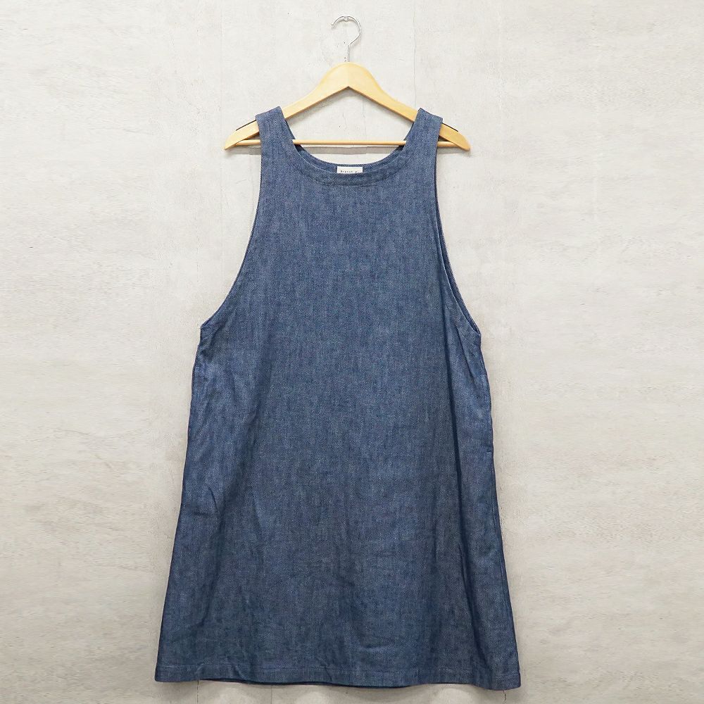 Branch m‘.,ブランチエム,ナチュラル,30代,40代,50代,60代,リネン,ゆったり,エプロン,リネンエプロン,ワンピースエプロン,エプロンワンピース,