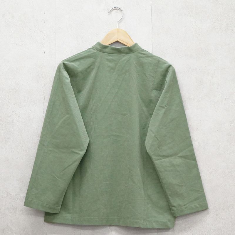 Branch m‘.,ブランチエム,ナチュラル,30代,40代,50代,60代,コットン,綿,ゆったり,ブラウス,長袖,羽織,シャツ,羽織シャツ,ライトアウター,スタンドカラー,スタンドカラーシャツ