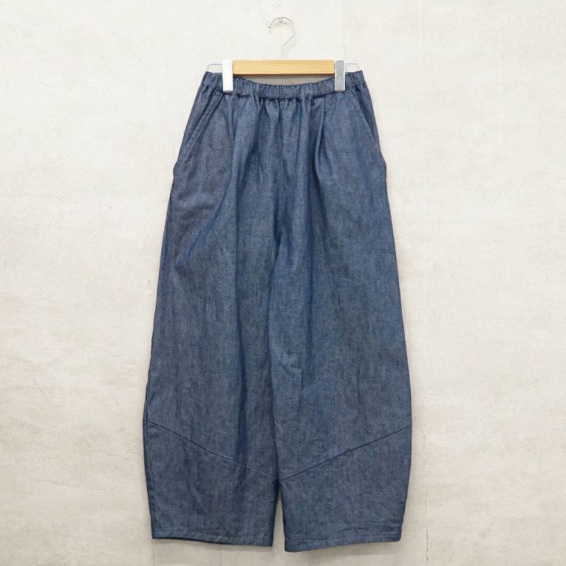 Branch m‘.,ブランチエム,ナチュラル,30代,40代,50代,60代,コーデセット,コーディネートセット,セット売り,ゆったり,ベスト,裏毛,裏毛ベスト,デニム,コクーンパンツ,デニムパンツ,デニムコクーンパンツ