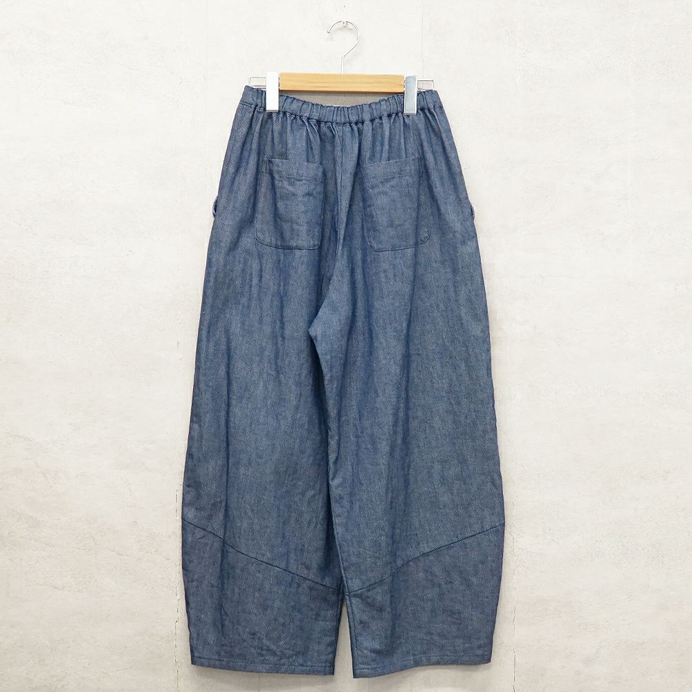 Branch m‘.,ブランチエム,ナチュラル,30代,40代,50代,60代,コーデセット,コーディネートセット,セット売り,ゆったり,ベスト,裏毛,裏毛ベスト,デニム,コクーンパンツ,デニムパンツ,デニムコクーンパンツ