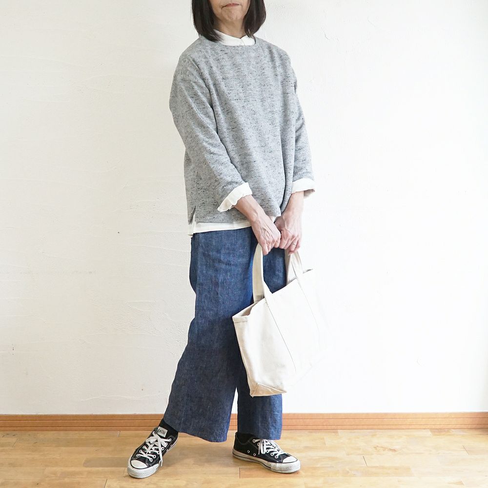 Branch m‘.,ブランチエム,ナチュラル,30代,40代,50代,60代,コットン,ゆったり,綿,プルオーバー,長袖,ネップ,ジャズネップBranch m‘.,ブランチエム,ナチュラル,30代,40代,50代,60代,コットン,ゆったり,綿,プルオーバー,長袖,ネップ,ジャズネップ