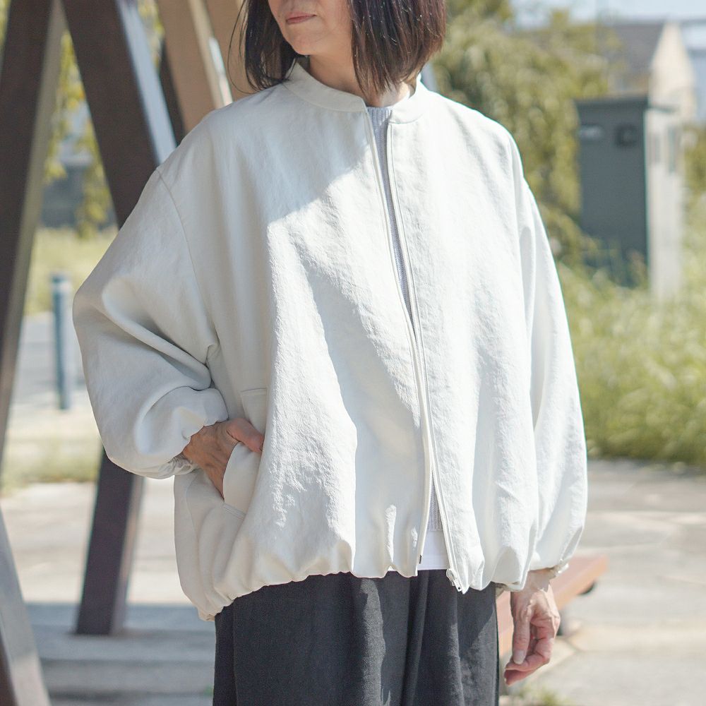 Branch m‘.,ブランチエム,ナチュラル,30代,40代,50代,60代,ポリエステル,ゆったり,ブルゾン,羽織,ライトアウター,