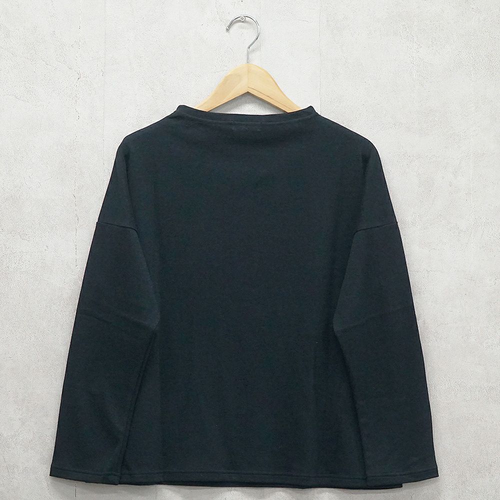 Branch m‘.,ブランチエム,ナチュラル,30代,40代,50代,60代,コットン,綿,ゆったり,Tシャツ,カットソー,ボトルネック,ボトルネックプルオーバー,,長袖