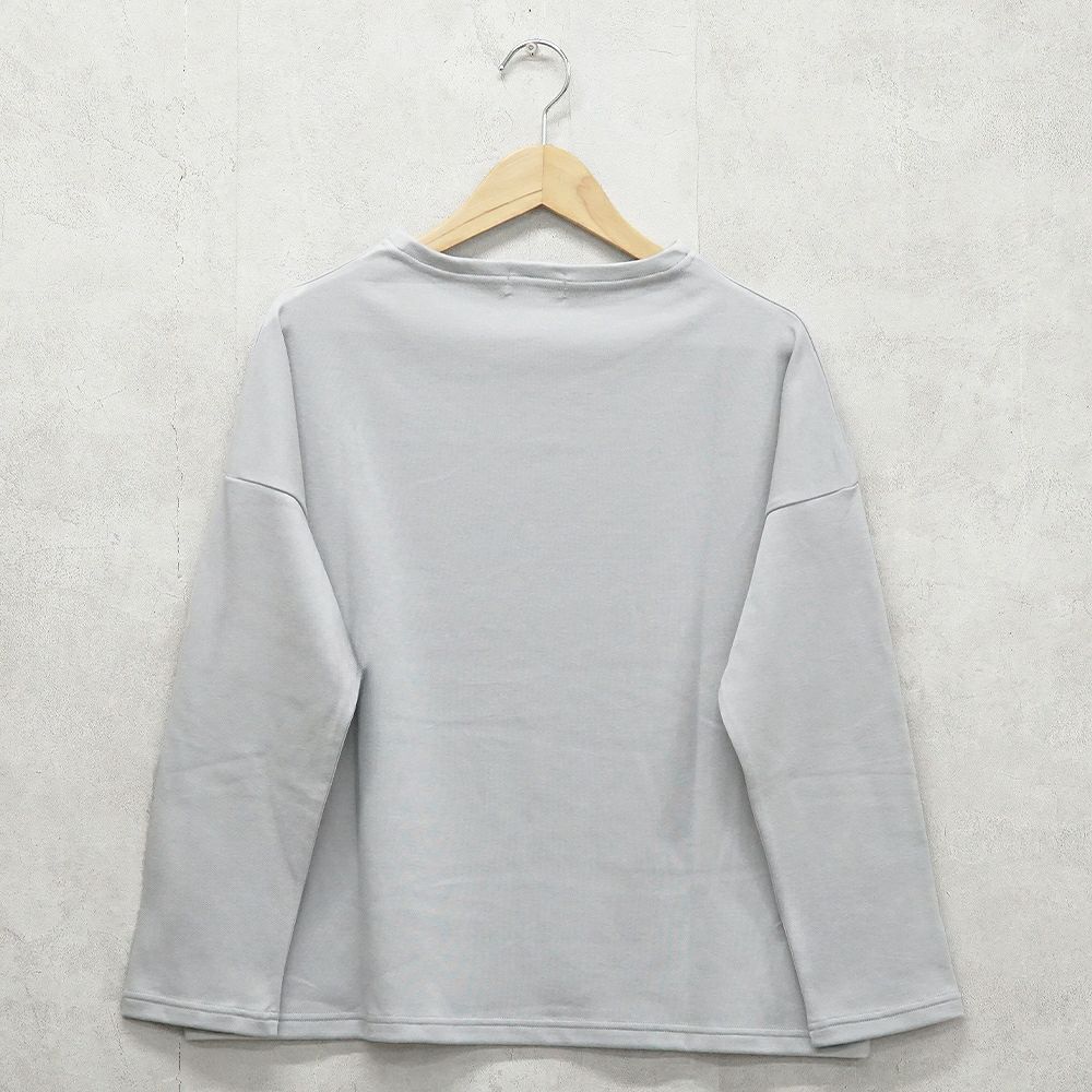 Branch m‘.,ブランチエム,ナチュラル,30代,40代,50代,60代,コットン,綿,ゆったり,Tシャツ,カットソー,ボトルネック,ボトルネックプルオーバー,,長袖