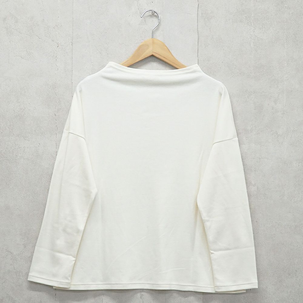 Branch m‘.,ブランチエム,ナチュラル,30代,40代,50代,60代,コットン,綿,ゆったり,Tシャツ,カットソー,ボトルネック,ボトルネックプルオーバー,,長袖