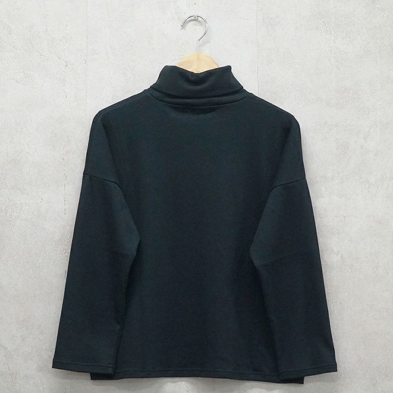 Branch m‘.,ブランチエム,ナチュラル,30代,40代,50代,60代,コットン,綿,ゆったり,Tシャツ,カットソー,タートルネック,タートルネックプルオーバー,,長袖