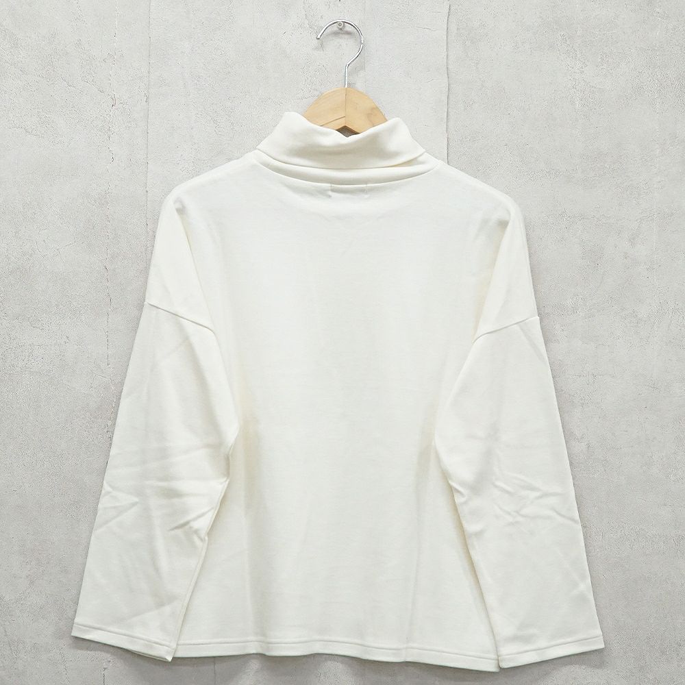 Branch m‘.,ブランチエム,ナチュラル,30代,40代,50代,60代,コットン,綿,ゆったり,Tシャツ,カットソー,タートルネック,タートルネックプルオーバー,,長袖