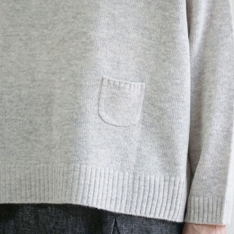 Branch m‘.,ブランチエム,ナチュラル,30代,40代,50代,60代,ウール,ゆったり,ニット,ボトルネック,ボトルネックニット,ニットプルオーバー,ウール,ウールニット