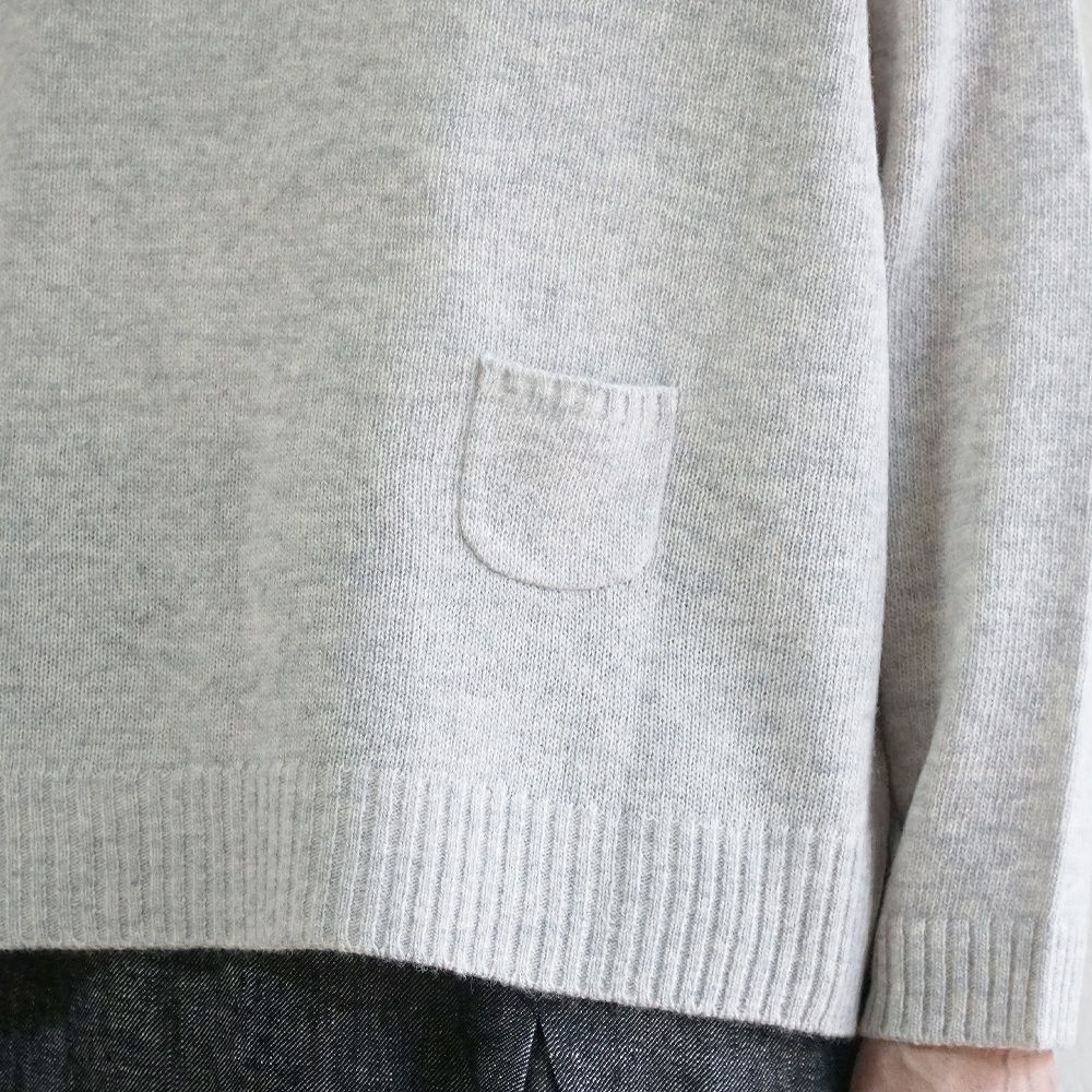 Branch m‘.,ブランチエム,ナチュラル,30代,40代,50代,60代,ウール,ゆったり,ニット,ボトルネック,ボトルネックニット,ニットプルオーバー,ウール,ウールニット