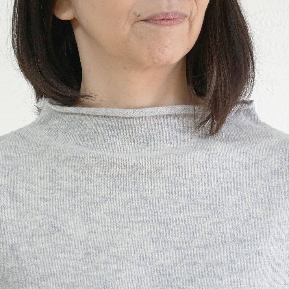 Branch m‘.,ブランチエム,ナチュラル,30代,40代,50代,60代,ウール,ゆったり,ニット,ボトルネック,ボトルネックニット,ニットプルオーバー,ウール,ウールニット
