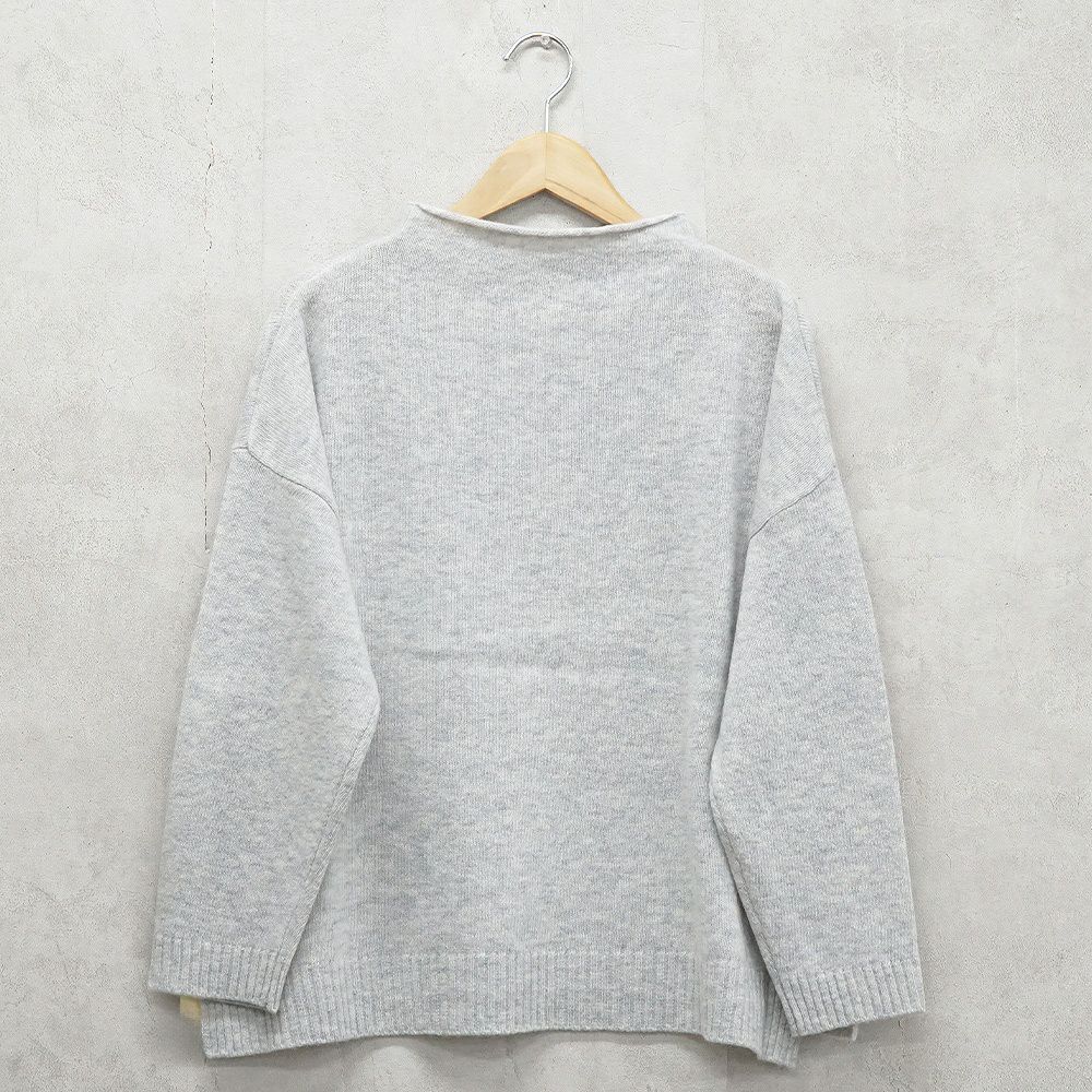 Branch m‘.,ブランチエム,ナチュラル,30代,40代,50代,60代,ウール,ゆったり,ニット,ボトルネック,ボトルネックニット,ニットプルオーバー,ウール,ウールニット