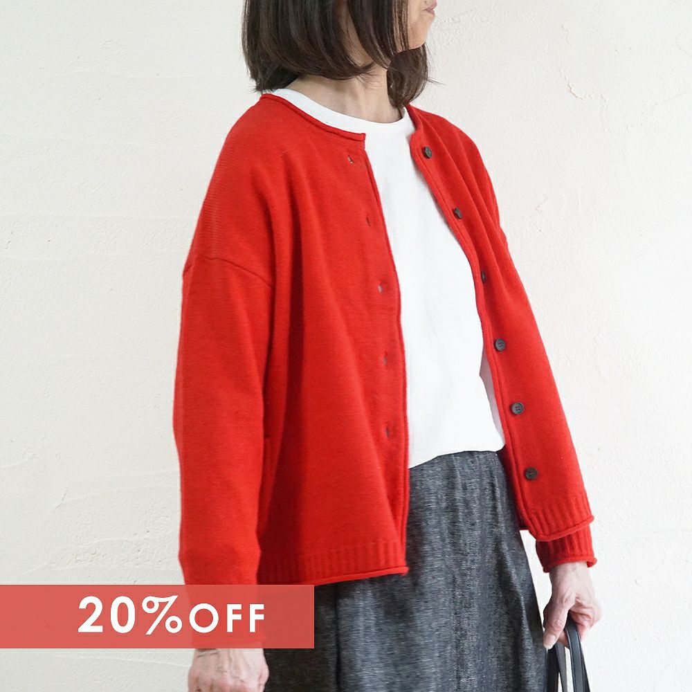 Branch m‘.,ブランチエム,ナチュラル,30代,40代,50代,60代,ウール,ゆったり,knit,ニット,ウール混,ボトルネック,プルオーバー,プルオーバーニット,カラーニット,カーディガン,ニットカーディガン,2way,2wayニット